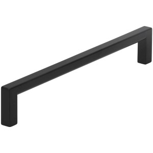 Maniglia per mobili Siro 2108, metallo, nero opaco, interasse 160 mm.