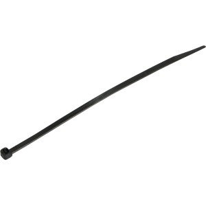 Serre-câble noir OBI, 150 x 3,6 mm, pour regrouper et fixer les câbles.