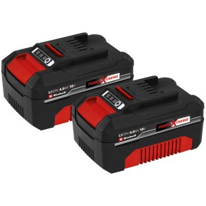 Einhell Kit de batteries PXC-Twinpack 2 x 4,0 Ah pour outils électriques, lot de 2