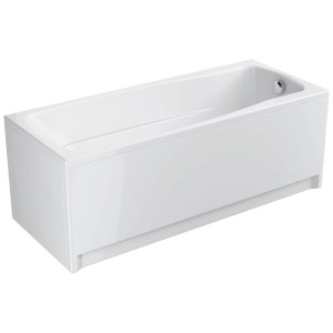 Vasca da bagno rettangolare Cersanit Lana in acrilico bianco, 160x70 cm.