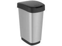 Rotho Swingeimer Twist Art Anthrazit-Grün 50 l