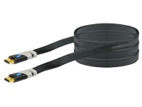 Schwaiger Cavo piatto HDMI High-Speed con Ethernet Nero 1,5 m
