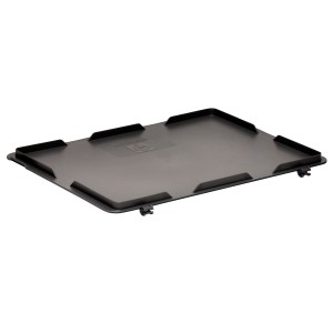 Coperchio Rako 40x30 cm per contenitori Rako, impilabile e robusto.