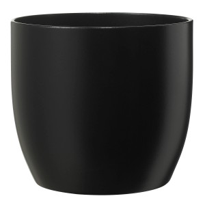 Söndgen vaso per fiori Basel Fashion, grigio chiaro opaco, 12 cm. Vaso da interno in ceramica.