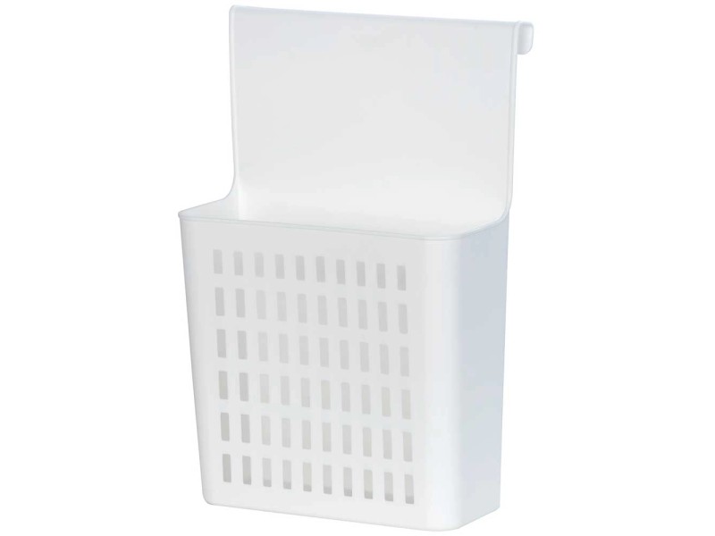 Wenko Organizer da porta in plastica Bianca (HxLxP) 35,5 x 24 x 12 cm