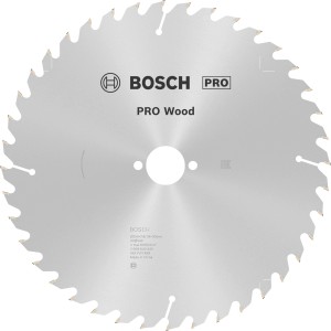 Lama per sega circolare Bosch Optiline Wood, diametro 254 mm, per tagli precisi nel legno.