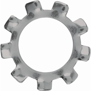 Rondelle dentelée inox Ø 6,4 mm / 20 pcs