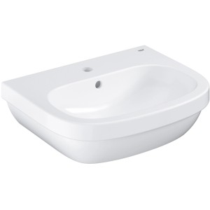 Lavabo Grohe Euro Ceramic, 55 cm, bianco alpino, con superficie PureGuard.
