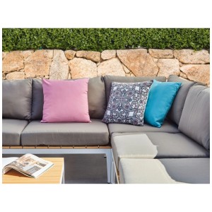 Beliani Cuscini da giardino Tide in poliestere multicolore 45 x 45 cm / Set da 3