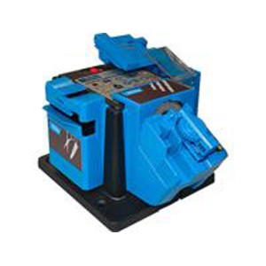 Güde Universal Sharpening Station GUS 650, affûteuse bleue pour affûter les forets, les couteaux et les outils.