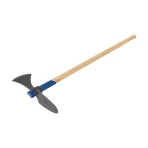 Houe de jardin LUX Comfort avec houe à œil et manche en frêne pour le travail du sol.
