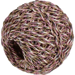 Bobine de ficelle de recyclage, 45 m, multicolore, fabriquée à partir de fils recyclés.
