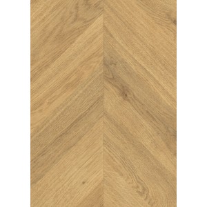 Stratifié Egger NatureSense, 8 mm, Chêne Weinburg avec motif à chevrons.