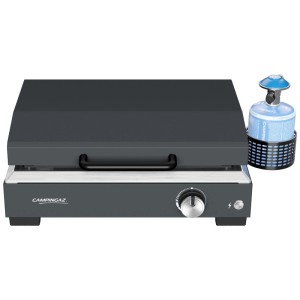 Campingaz Plancha Sigma 1 CV grill a gas, acciaio, nero, con cartuccia gas. Ideale per il campeggio.