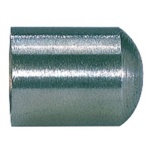 Capuchon de protection en acier inoxydable V2A pour main courante ronde, accessoire pour escaliers et rampes.