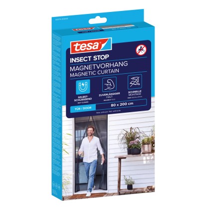 Tesa® Zanzariera magnetica a chiusura automatica 80 x 200 cm