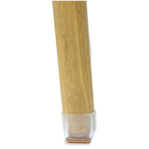 Pied de chaise avec patin Slide Buddy : Capuchon en silicone avec feutre pour protéger le sol.