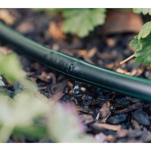 Tubo gocciolante Geka (Ø 16 mm) in uso: irrigazione nel sistema Micro-Drip.