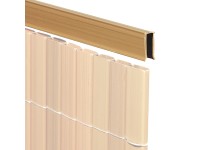 U-Profil Kunststoff Teak