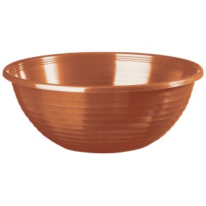 Pot de fleurs Geli terracotta, Ø 43,5 cm, design simple pour jardin et balcon.