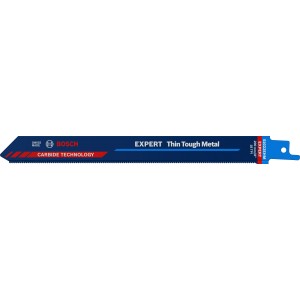 Lame de scie sabre Bosch Expert S 1022 EHM pour métal fin, bleu.