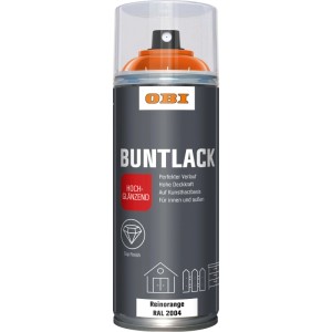 OBI Buntlack Spray Reinorange, lucido, bomboletta da 400ml.