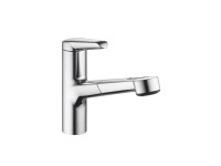 KWC Adrena Einhebel-Spültischarmatur mit Schwenkauslauf und Brause