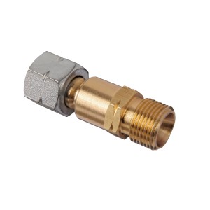Raccord tournant VS 120 3/8'' pour soudure, empêche la torsion du tuyau.
