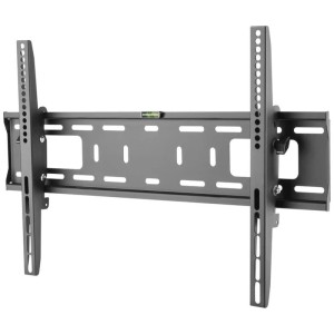 Supporto TV da parete Schwaiger Tilt 3, inclinabile, nero, per schermi da 37-86 pollici, con livella.