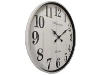 Globo Wanduhr Vintage Kunststoff Weiss Ø 50,6 cm