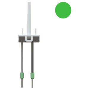 Cartouche lumineuse LED verte pour interrupteurs/boutons, accessoires pour boîtes d'interrupteurs.