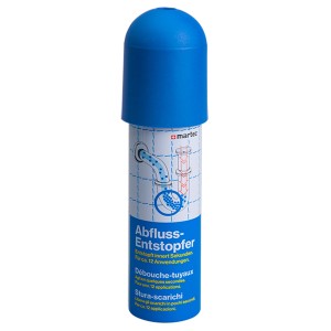 Déboucheur canalisations Martec Household, flacon de 250 ml pour nettoyage rapide des tuyaux.