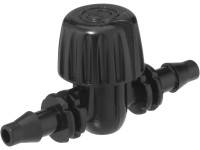 Geka® Drip Rohrverbinder Schwarz Ø 6 mm 32 Stk.