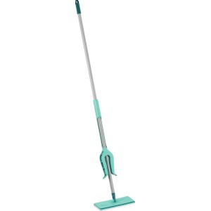 Leifheit Lavapavimenti Piccolo micro duo, turchese, con meccanismo di spremitura e panno in microfibra.