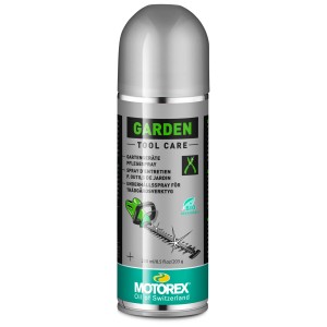 Motorex Garden Tool Care spray 250ml pour outils de jardin, protection contre la corrosion et entretien.