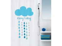 Spirella Textil Duschvorhang Cloud Blau 180 x 200 cm Spirella Textil Duschvorhang Cloud Blau 180 x 200 cm