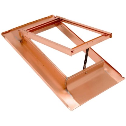Dachfenster ohne Glas / Kupfer 400 x 600 mm