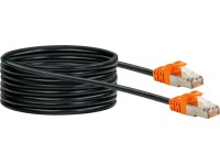 Schwaiger® CAT 7 Netzwerkkabel S/FTP Orange / Schwarz Länge 10 m Schwaiger® CAT 7 Netzwerkkabel S/FTP Orange / Schwarz Länge 10 m