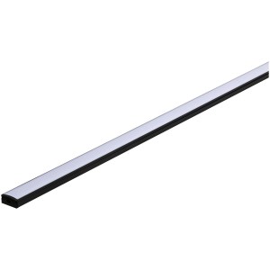 Paulmann Base Profil, 1 m, mit weißem Diffusor, eloxiert, für LED-Streifen.