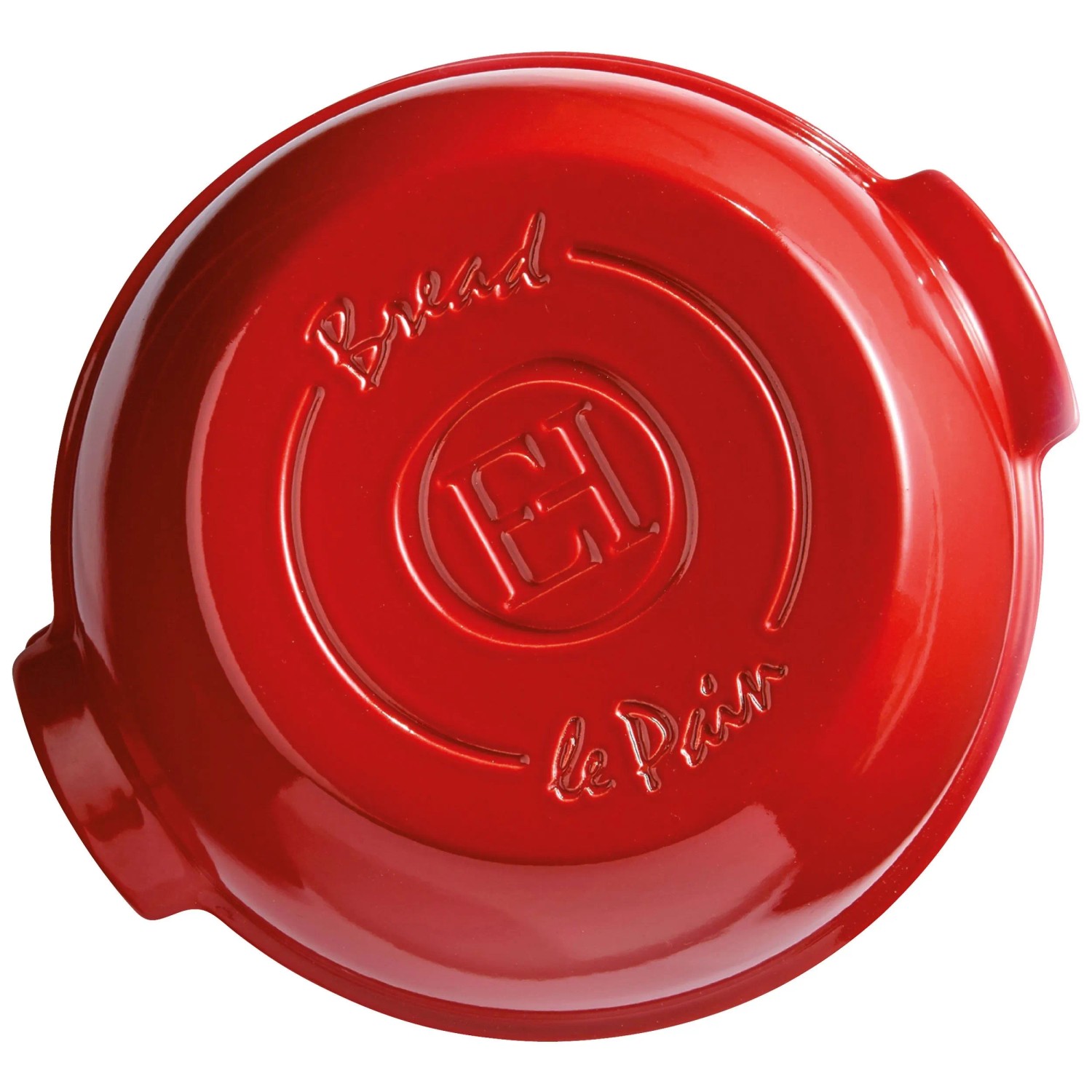 Emile Henry Brotback-Set Keramik Rot rund