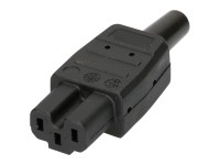 Presa per apparecchi IEC320 / C15A Nero