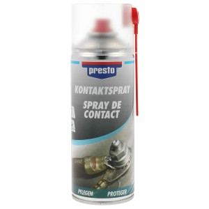 Presto Spray per contatti 400ml per pulizia e protezione contatti elettrici.