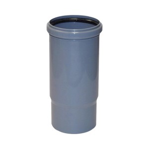 Manchon long Marley HTL DN 40, manchon HT gris pour systèmes d'évacuation domestique.