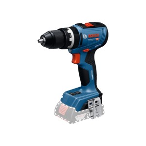 Trapano avvitatore a percussione a batteria Bosch Professional GSB 18V-65 Solo blu. Compatto, 65 Nm, KickBack Control.