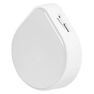 Osram LED Night Light Lunetta Raindrop, luce notturna da presa bianca con dimmer.