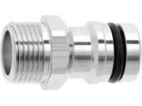 Geka® plus Gerätestecker Stecksystem AG G3/4 Messing verchromt