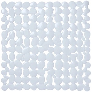 Tappetino per doccia Diaqua Sasso Aqua, 53x53 cm, in PVC con superficie antiscivolo e ventose.