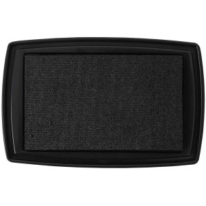 Schwarzes Stempelkissen Quality, 64 x 99 mm, für Bastelfarben und kreative Projekte.