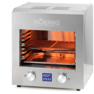 Beef Grill XL Chrome, 2200 W, grill elettrico con griglia e vaschetta raccogligocce.