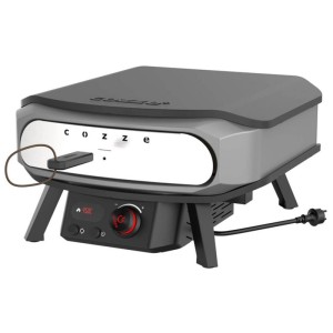 Forno per pizza elettrico Cozze Premium Rotate 17 pollici, grill elettrico con pietra refrattaria rotante.